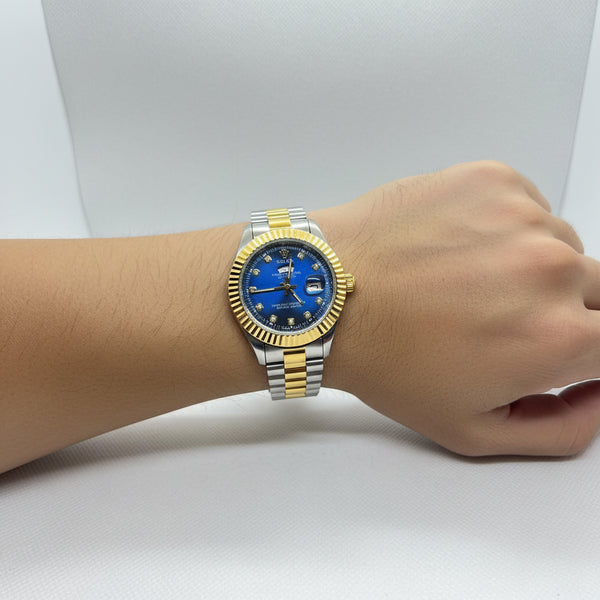 Blue Premium Rolex Inspired Watch