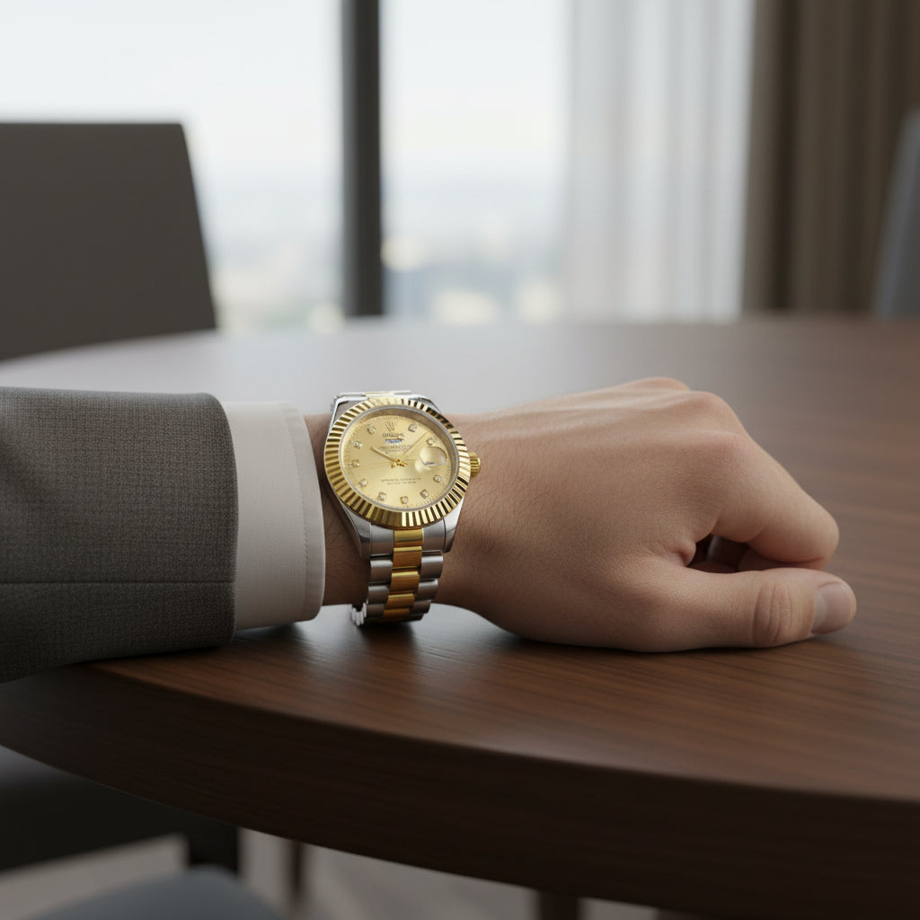Rolex Classic Silver Inspired Watch