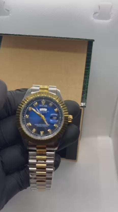 Blue Premium Rolex Inspired Watch
